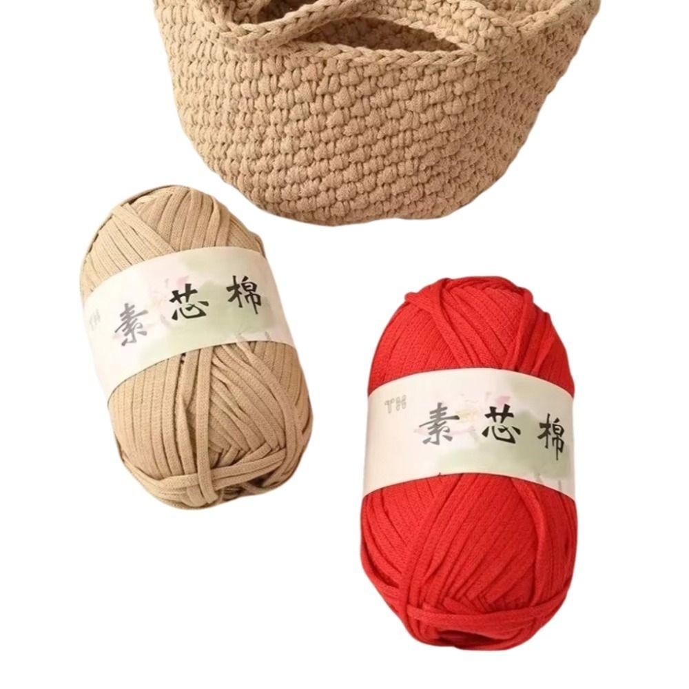 1Pc 200g Cloth Strip Line Hand Knitting Crochet Thread Craft Yarn Knit Thread  Hand Knitting