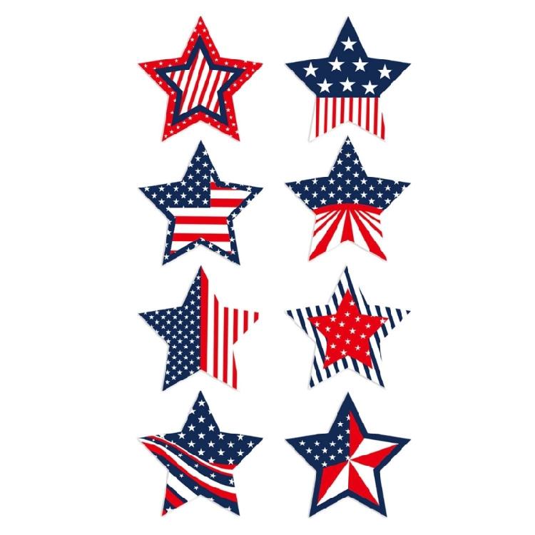 Gift Wrapping Labels Star Shaped Stickers for Sealing Invitation Envelope