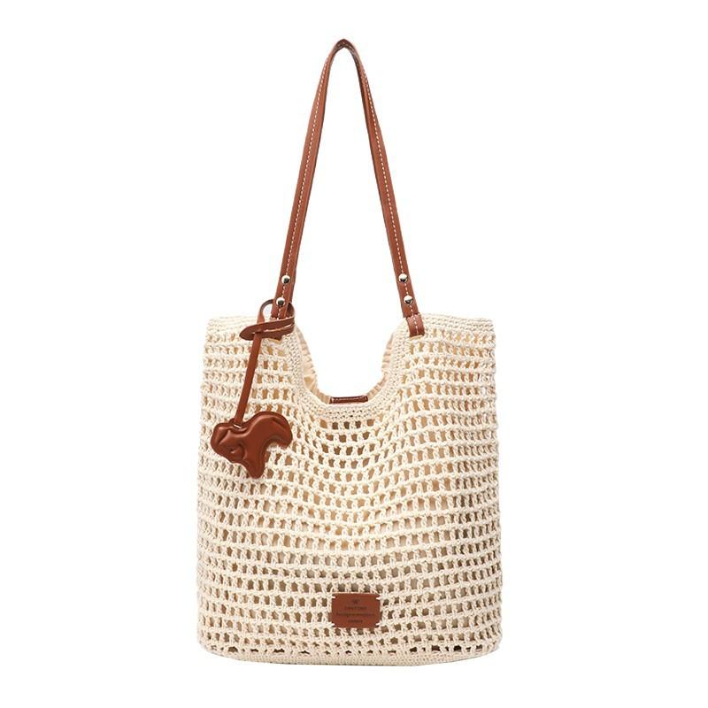 Leisure Tote Bag, Women s Beach Woven Bag