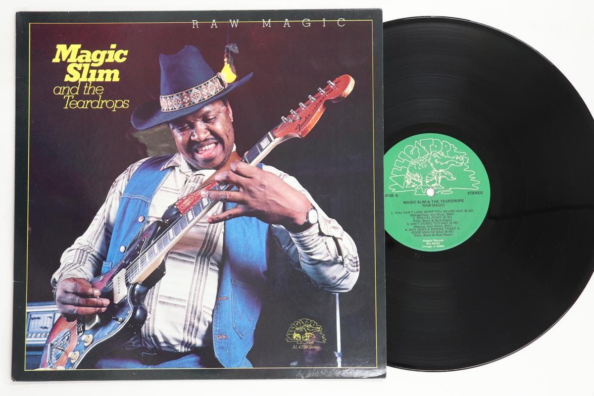 

LP Запись MAGIC SLIM THE TEARDROPS Raw Magic AL4728 ALLIGATOR 1982 US Блюз Б/У