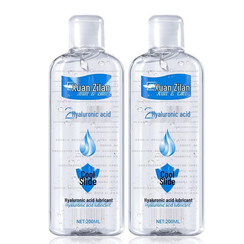 Xuanzilan 2x Hyaluronic Acid Water-Soluble Lubricant 200ml - Unisex Intimate Smooth Pleasure Oil