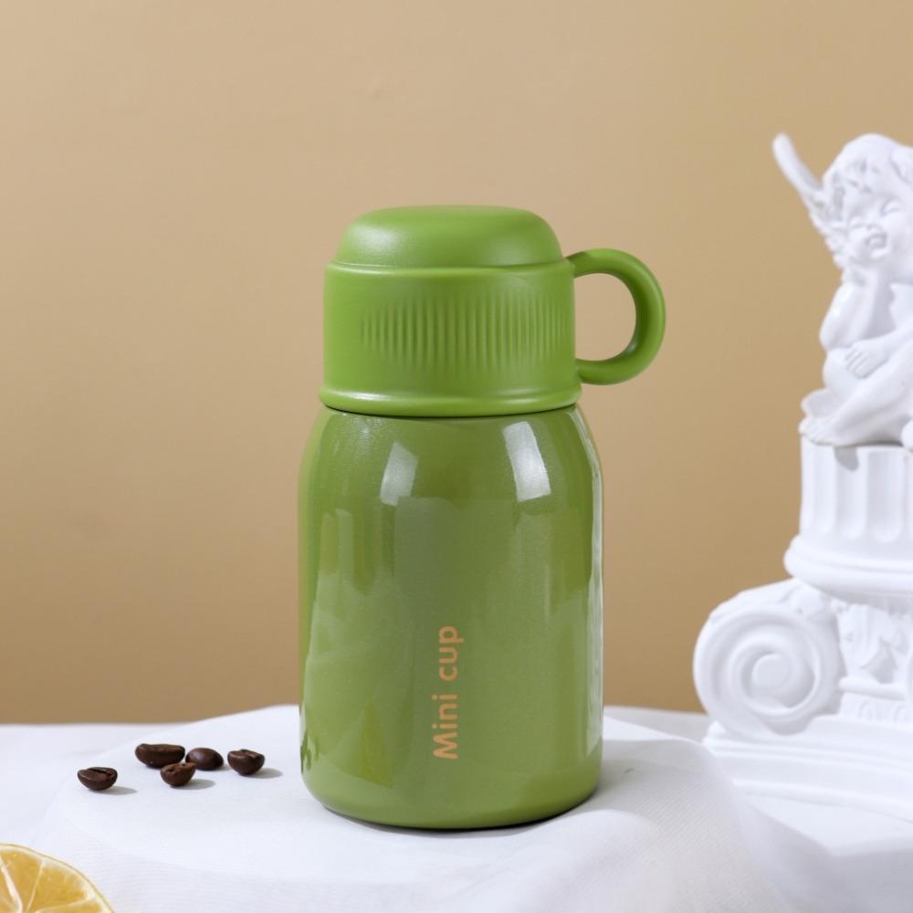 Stainless Steel Vacuum Flask Double Layered Mini Pocket Cup Portable Sports Water Bottle  Travel