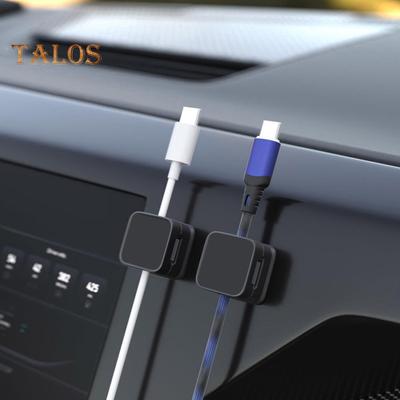 6 db Mágneses kábelkapcsok Továbbfejlesztett öntapadó huzaltartó asztali éjjeliszekrényhez autós kábelrendező Tartók otthoni irodai kábelbilincs telefonhoz USB