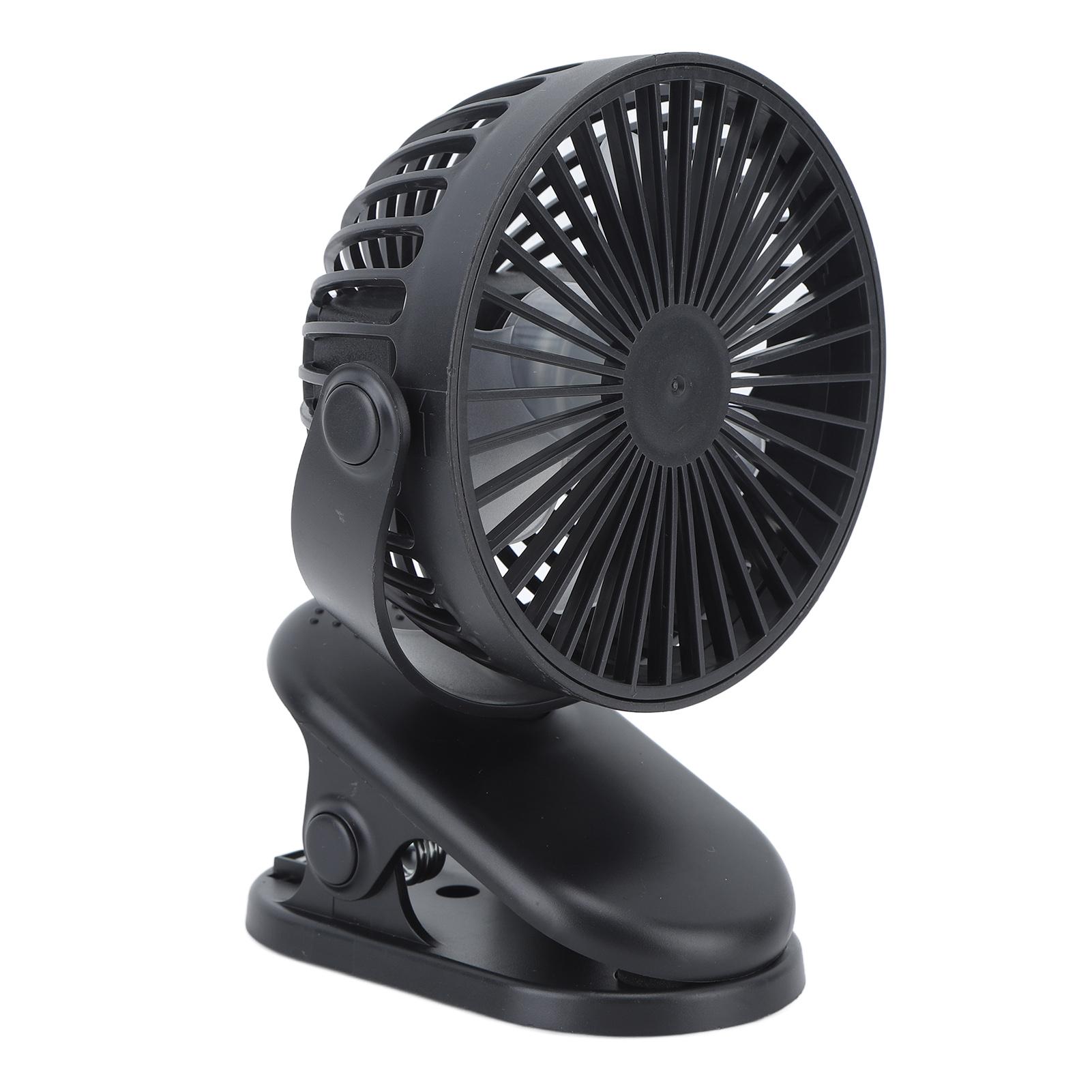 

Rechargeable USB Small Fan Clip On Small Rechargeable Portable Fan for Stroller Home Outdoors Travel Camping