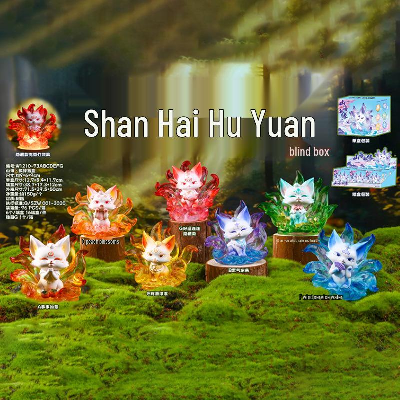 Tu Shan Weisheitsfuchs Fee Figur: Trendiges dekoratives Harzspielzeug für den Schreibtisch und als Geburtstagsgeschenk