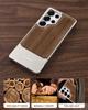 Oatsbasf Solid Wooden Phone Case for Samsung Galaxy S25 Ultra Magnetic Shockproof S25 Ultra Case Metal Frameless Easy To Install