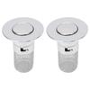 2pcs Stainless Steel Bathtub Plug Bathtub Stopper Bathroom Drain Plug with Rubber Gasket for 34?40mm Sewers
