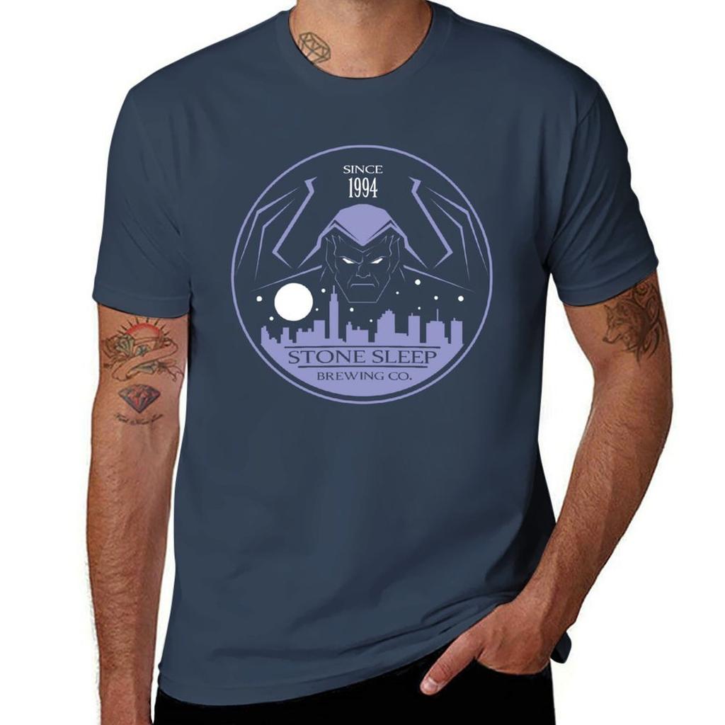 Stone Sleep Brewing Co Tshirt Basic Simple Design Short Sleeve Shirt