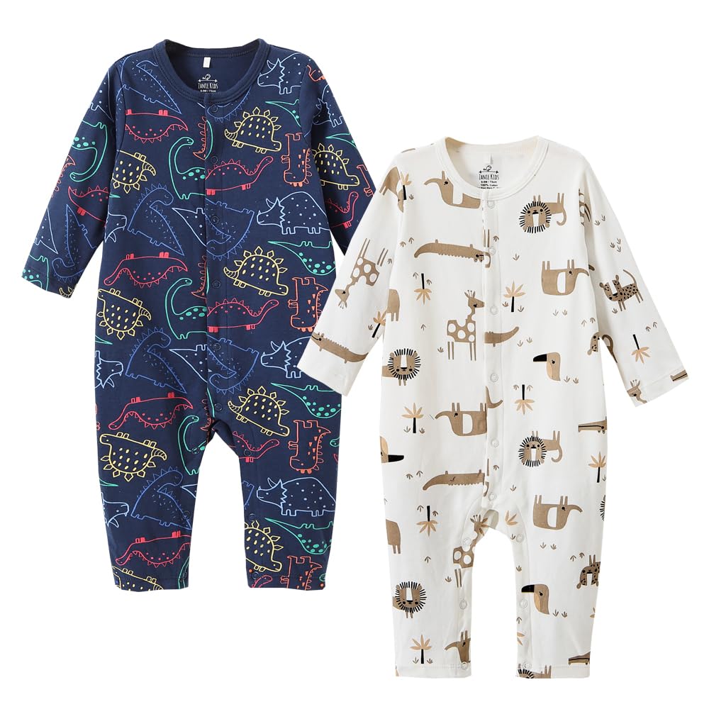 Baby nest Baby Long Sleeve Western Style Open Newborn Set of Months Clothes, Coveralls, Rompers, Front, Fall/Winter Loungewear, Clothes, Underwear, 2,