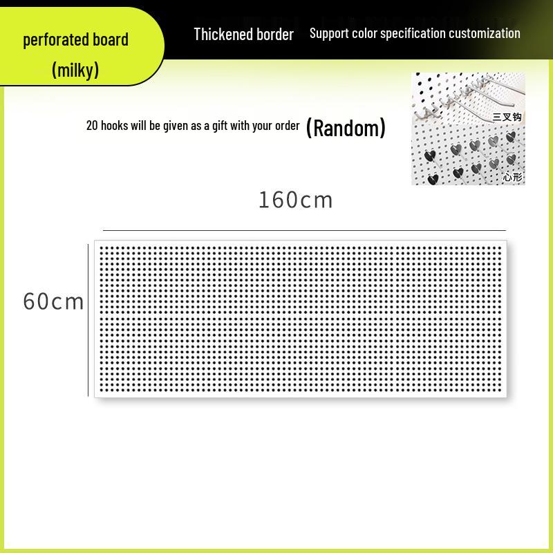 Wandmontiertes Lochplatten-Aufbewahrungsregal für Schmuck, Werkzeuge und Zubehör