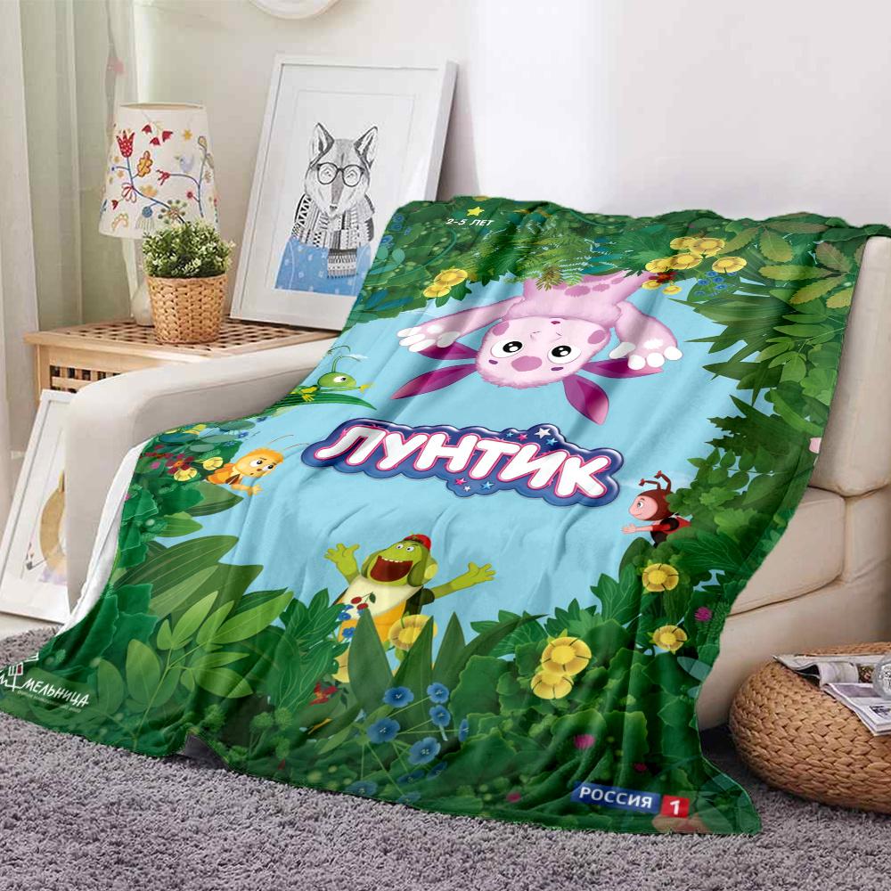 Luntik Blanket, High quality Comfortable for All Seasons, Home Decor, Warmth and Comfort