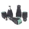 10pcs/5Pairs 2.1x5.5mm DC Power Plug Jack Adapter Connector Male and Female