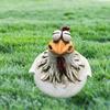 Statue Decor Craft Hen Sculpture Yard Lawn