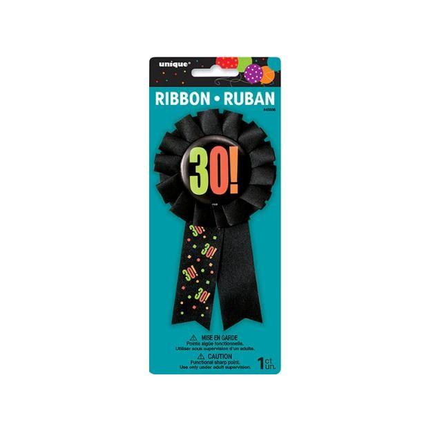 Unique 30th Birthday Award Ribbon