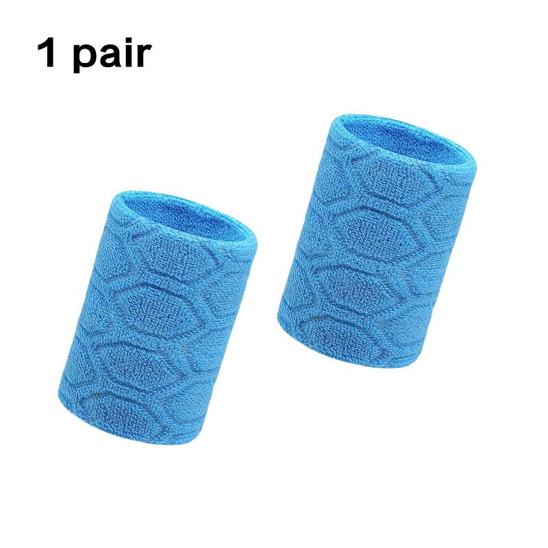 1 Pair Cotton Elastic Wristband Support Basketball Wrist Brace Wraps Men Kids Gym Fitness Powerlifting Tennis Sweat Absorption 1