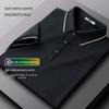 SNOWFLYING Men's Ice Silk Anti-Wrinkle Polo Shirt