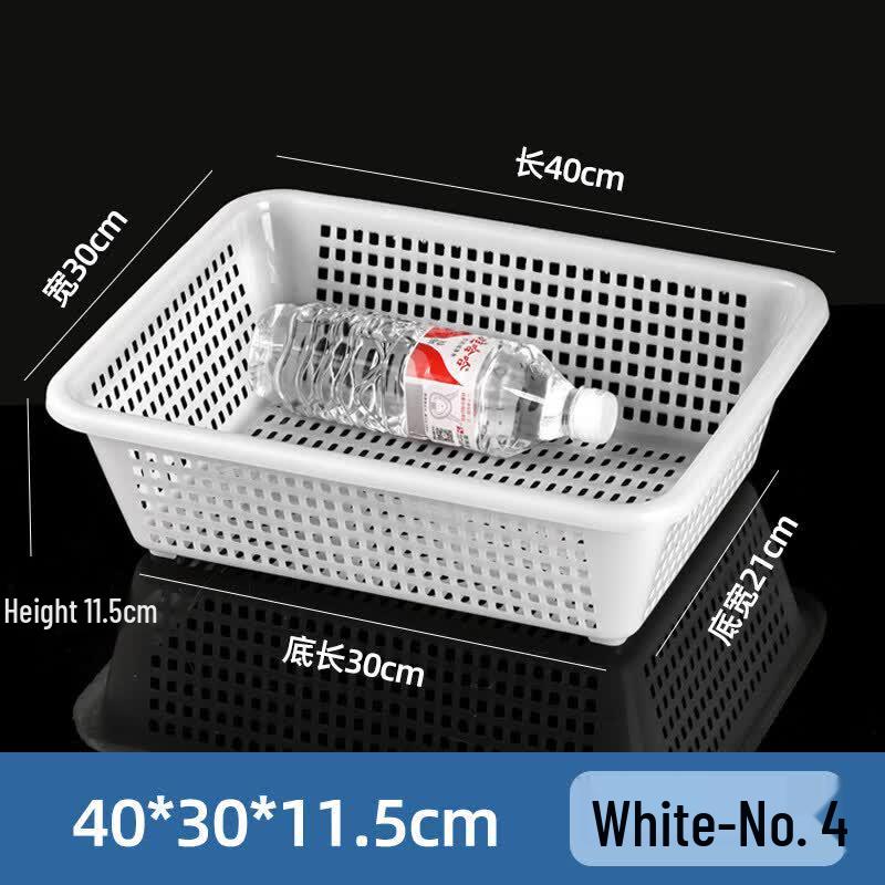 Stackable Rectangular Plastic Draining Baskets