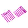 12Pcs Stainless Steel Hair Dyeing Styling Clip Hairdressing Salon Sectioning Hairpins