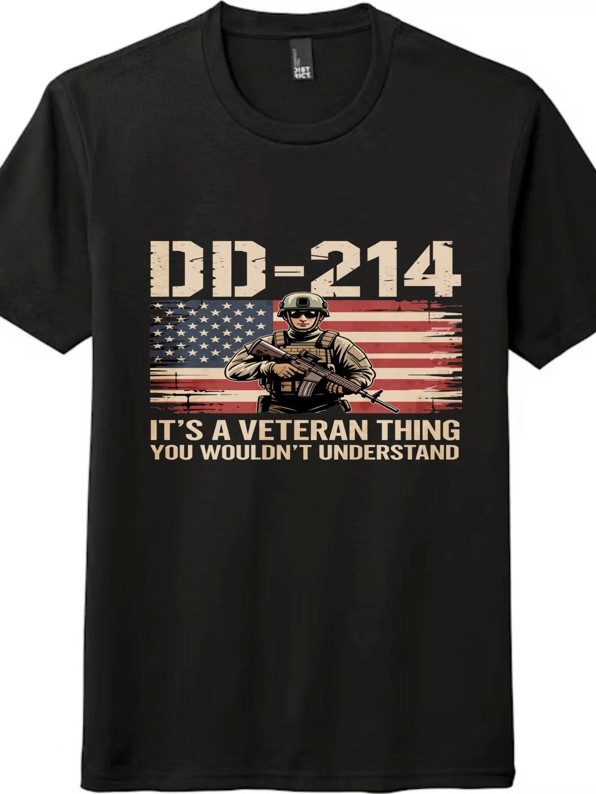 

DD-214 It s A Veteran Thing T-Shirt-Unisex Military Vet Pride Graphic Tee L