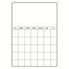 Adesivo Personalizzato Lavabile Magnetico in Acrilico per Calendario da Frigorifero.