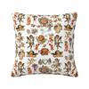 Custom Cute Angels Nordic Throw Pillow Cover Living Room Decoration Aesthetic Renaissance Flowers Cushions for Sofa