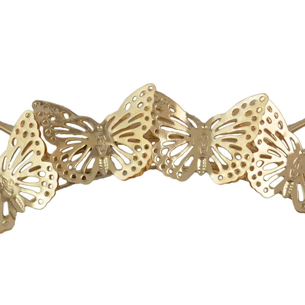 Fashion Bride Party Zinc Zinc Alloy Cat Ear Leaf Girl Butterfly Tiara Hair Hoop Headband Hairband