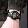 Sport Multifunktional 0M Wasserdicht Vintage Unisex LED Leuchtend Stoppuhr Wecker 12 Grad 24 Stunden Digitale Armbanduhr zum Laufen Klettern