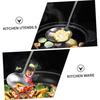 NAMOARLY 1 Set Long Handled Cooking Spatula, Stir-fry Ladle, Serving Spoon, Wok Tool Set, Stainless Steel Spatula Spoon Set, Wok Spoon Set, Spatula La
