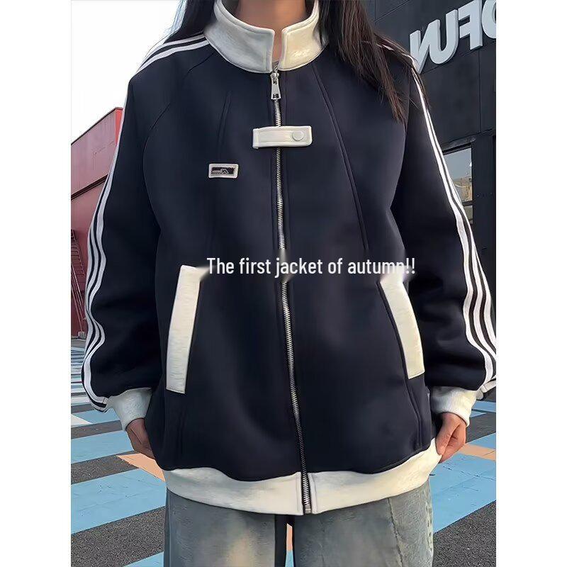 2025 Trendy Unisex Youth Long-Sleeve Jacket: Stylish Spring & Autumn Fashion Outerwear for Teens