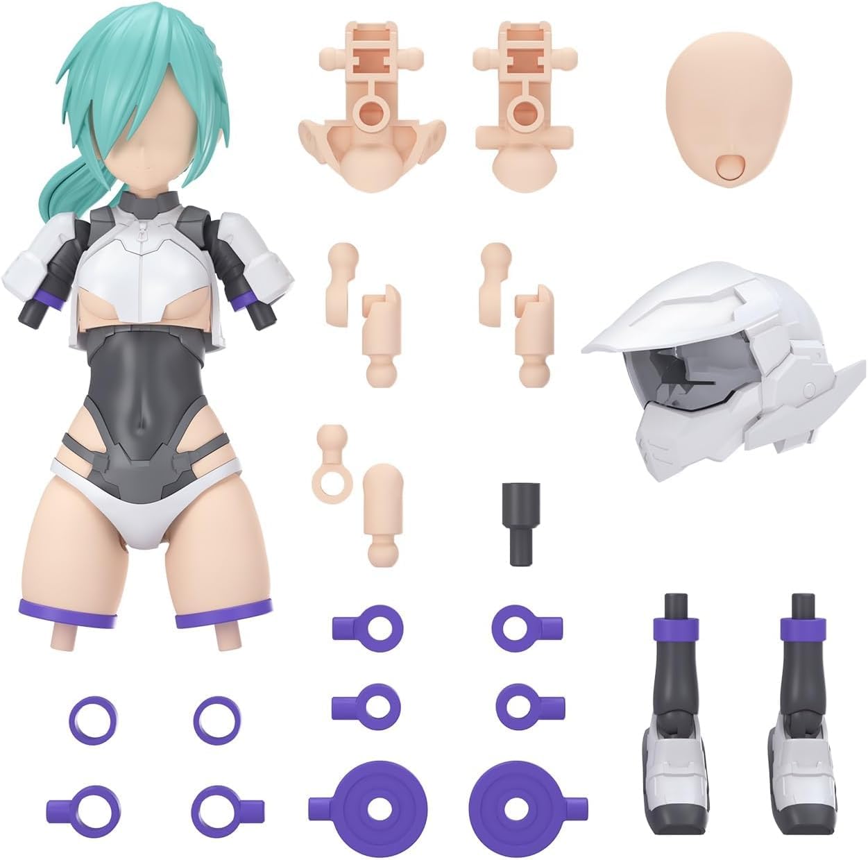 

Bandai 30MS Option Parts Set 22 Turbo Costume Alpha Pre-colored Plastic Model Kit