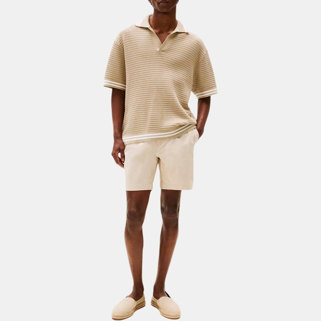 Tommy Hilfiger Comfortable Simple Solid Color Versatile Elastic Waist Casual Shorts Men shorts XM04281-250