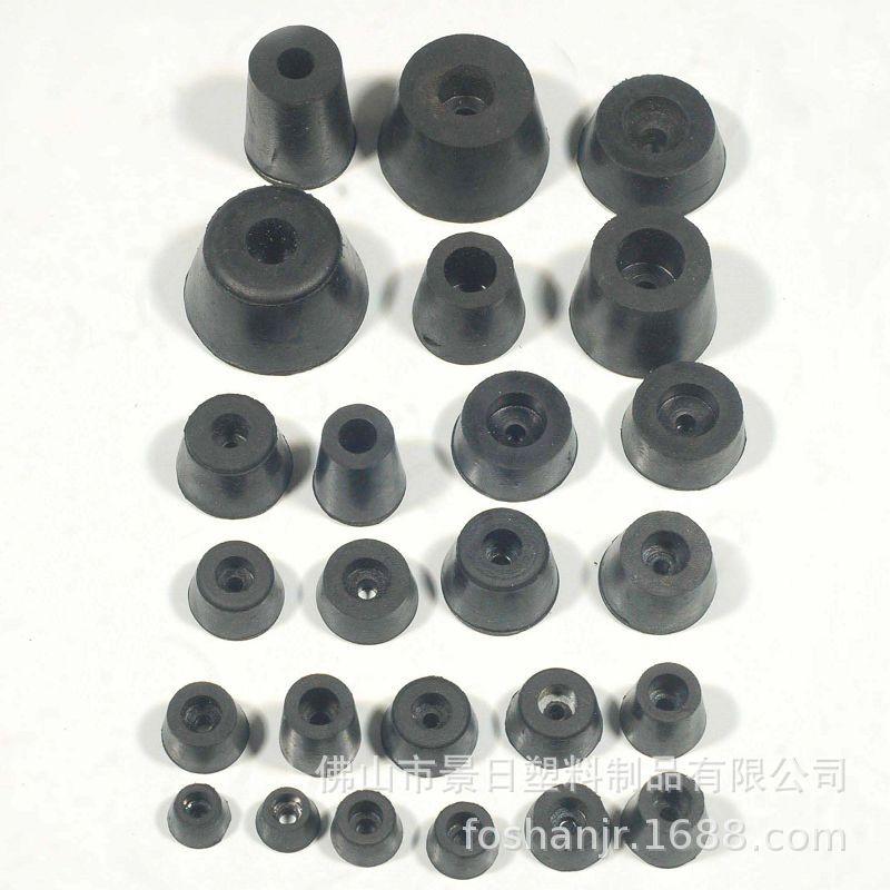 Black Shockproof Rubber Foot Pad for Furniture and Equipment