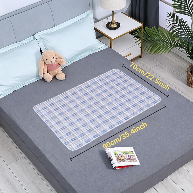 Washable Incontinence Pads for Elderly & Pets Old - Leak-Proof Bed Care Mats Cotton for Menstruation & Home Use Multiple Sizes