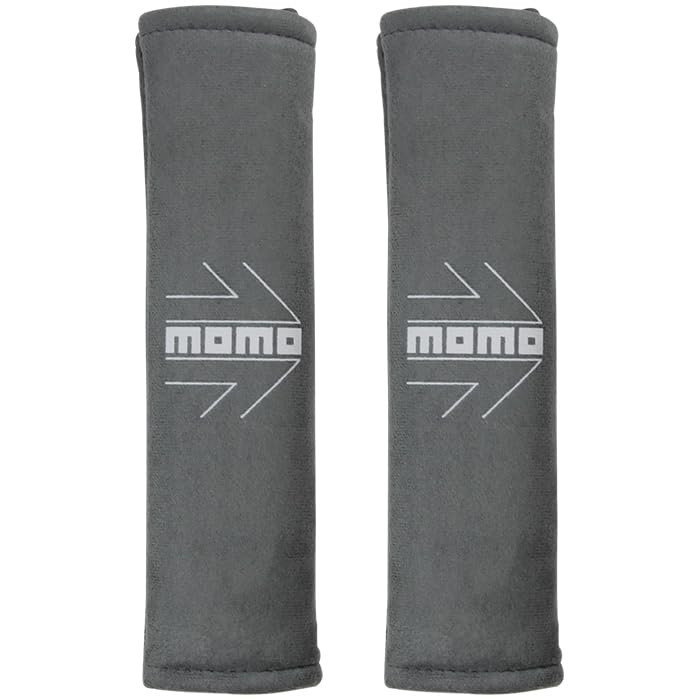

MOMO Seat Belt Pads Set of 2 for Mini Cars Compact Cars Minivans Momo ARROW (Gray) серый