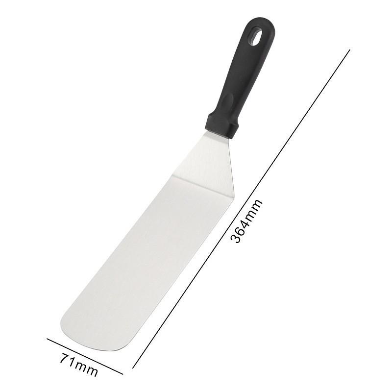 Stainless Steel Teppanyaki BBQ Spatula - Cooking & Grilling Tool for Frying Pans & Steak