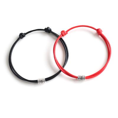 Handmade Couple Bracelet, Adjustable Rope Bracelet For Men And Women, Charming Thread Jewelry Gift Perfect Item