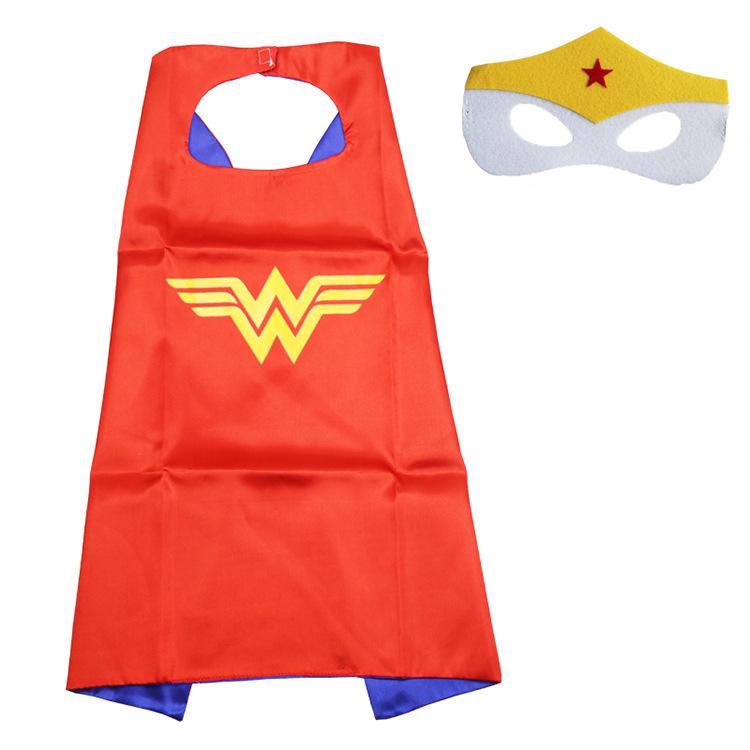 Children's Day Hero Capes: Adult Spider-Man, Superman, Captain America, Batman, Iron Man Cloaks