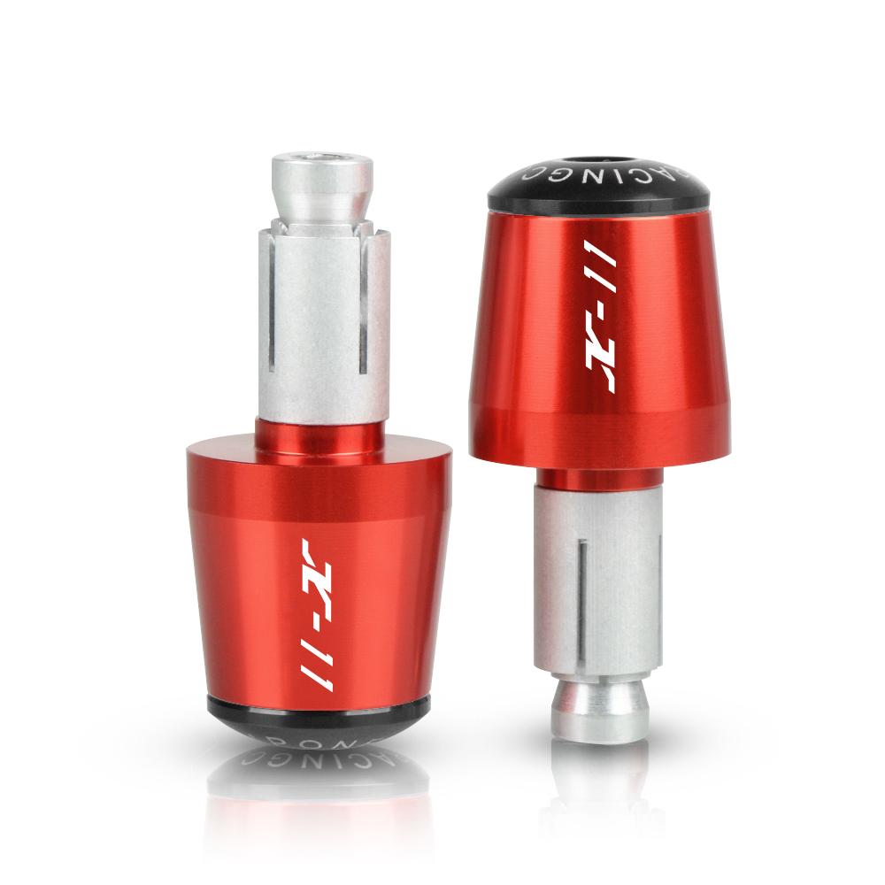 Motorcycle Accessories 7/8'' 22mm CNC Aluminum Handle bar Hand grips handlebar grip ends Plug For HONDA X-11 1999 2000 2001