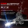 2Pcs White 9005 HB3 Led Headlight Bulbs High Low Beams 8000LM 6000K 80W Lights