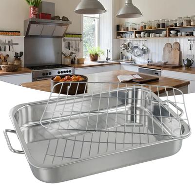 Roasting Tray Grill Rack Baking Supplies Oven Accessory Replacement Tray