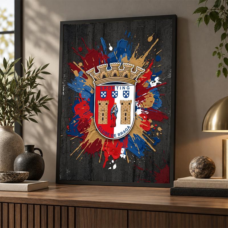 Braga FC Diamond Painting Kit 5D Full Drill DIY Diamond Mosaic Wall Art Home Decor