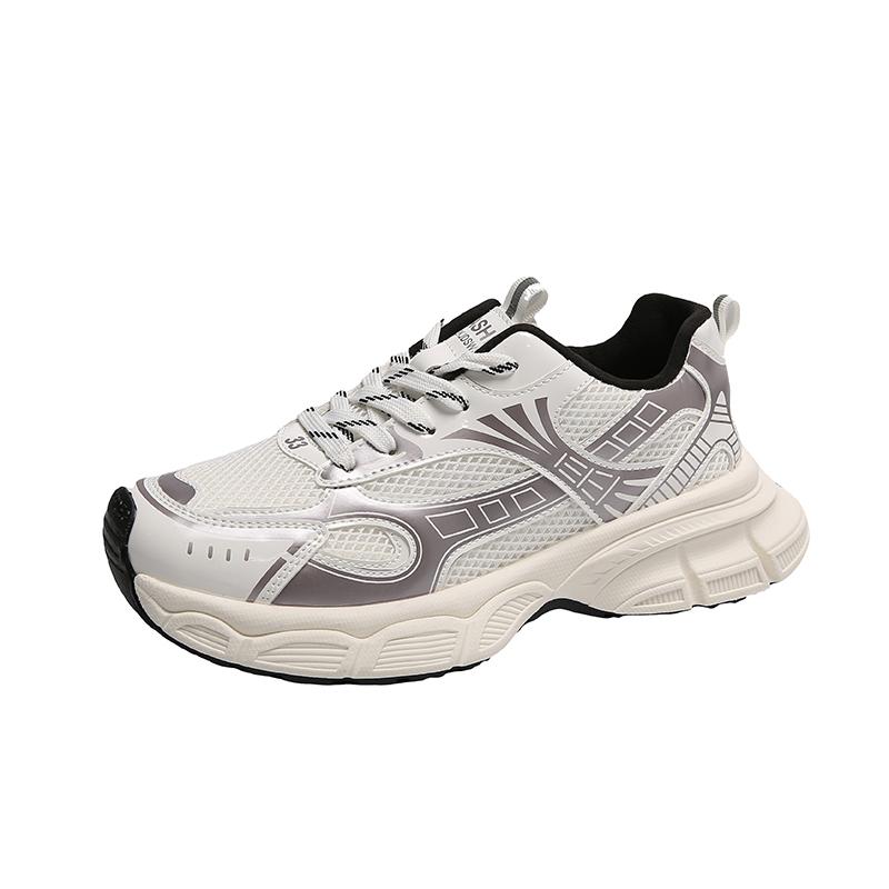 

Модная женская обувь на открытом воздухе со шнуровкой и дышащей сеткой 2024 года, высококачественная повседневная удобная модная женская обувь Zapatillas De Mujer 44