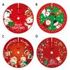 Merry Christmas Floral Happy New Year Christmas Trees Skirt Xmas Floor Cover Party Decor Apron