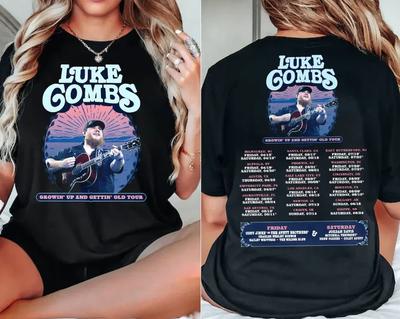 Vintage Luke Combs Hemd, Combs Welttournee 2024 Hemd, Country Musik Hemd