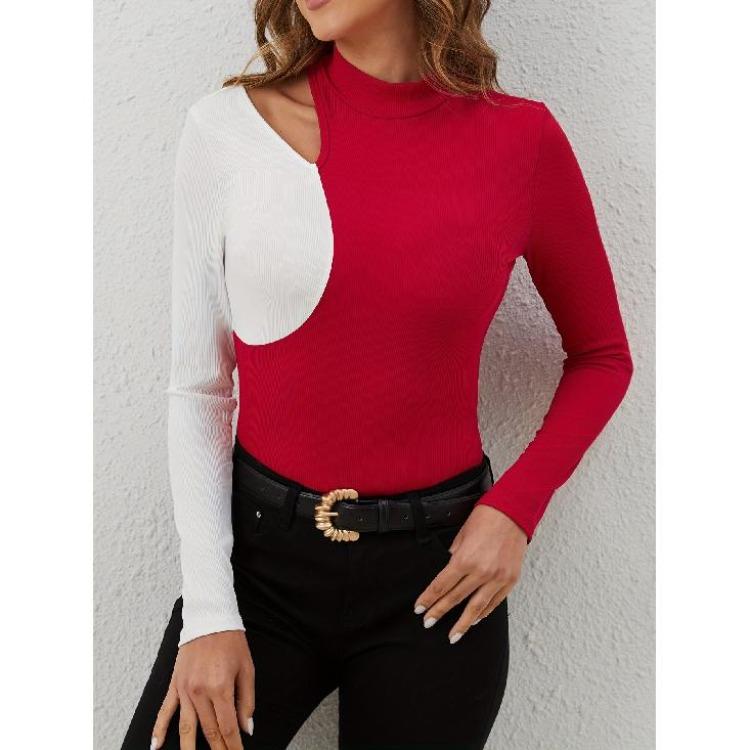 Elegant Sexy Women Long Sleeve Shirt Top Versatile Business Commuter Daily Comfort Spring Autumn New