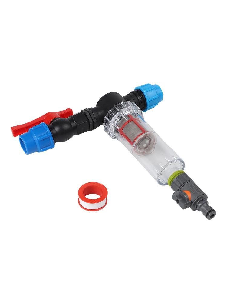 1pc 25/32mm PE Tube Quick Connector Valve Switch Fittings Tap Filter Water Valve For Outdoor Garden Farm Irrigation