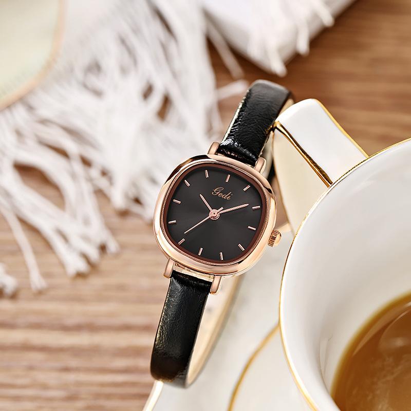 Simple Small Plate Women'S Watch Niche Belt Student Test Watch Quartz Waterproof Women'S Watch