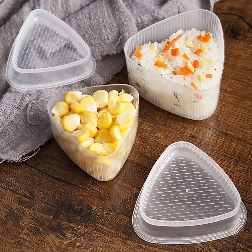 Triangle Rice And Vegetable Roll Mold 2 PCS Of Sushi Mold Size Package Bento Laver Roll Wrapped Rice Tools