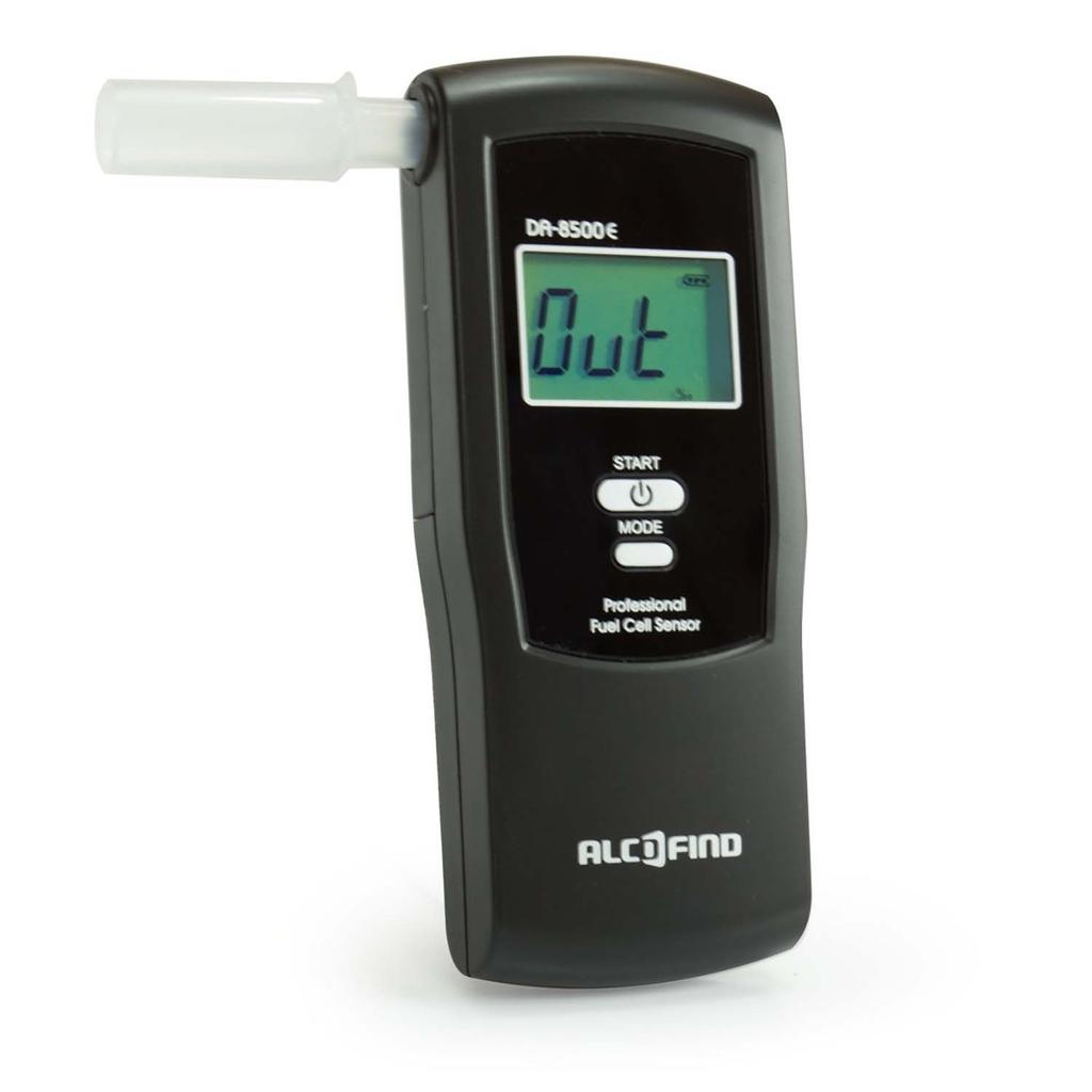 Electrochemical Breathalyzer Da 8500E + Mouthpieces