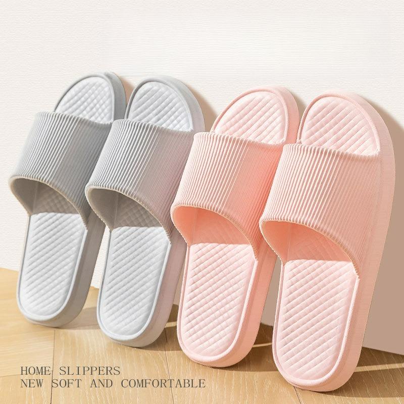 

ZHIDA Thick Platform Cloud Slippers EVA Soft Sole Pillow Slides Summer Beach Flip Flops Women Non Slip Bathroom Home Slippers 40-41 білий